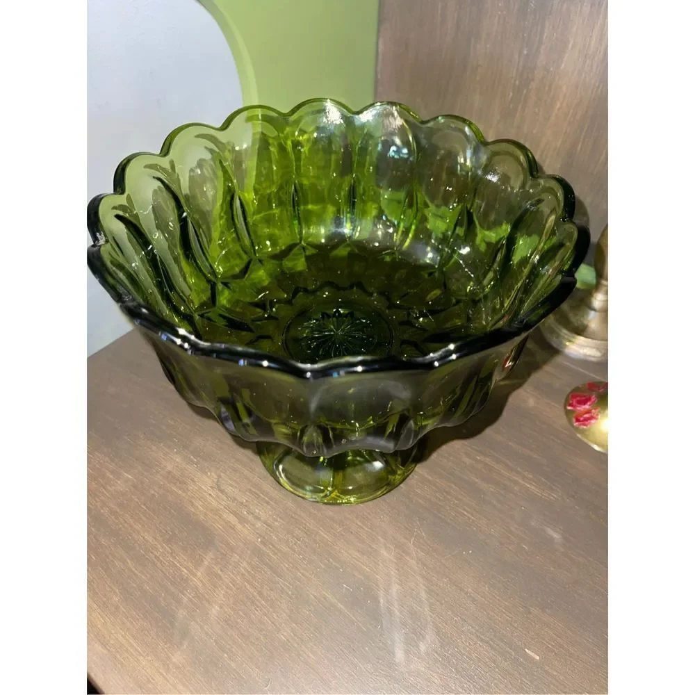 Vintage Anchor Hocking Fairfield Compote
